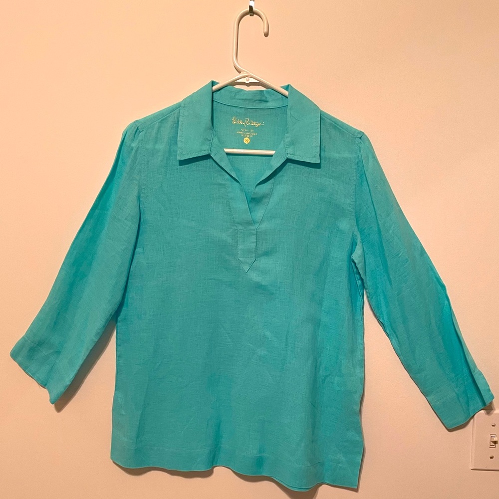 Lilly Pulitzer linen top